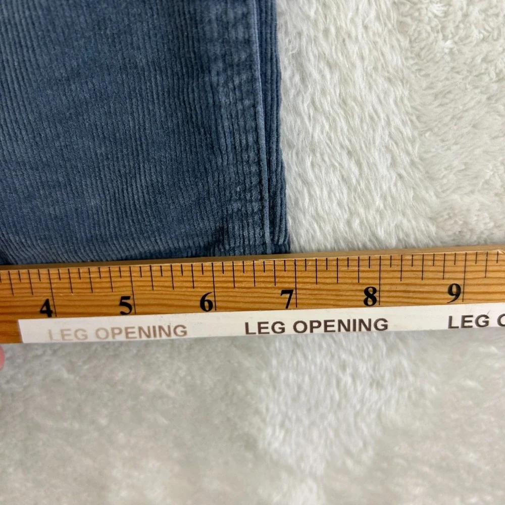 Marine Layer Corduroy Pants Mens 32x30 Blue Mid Rise Slim Straight Fit Classic